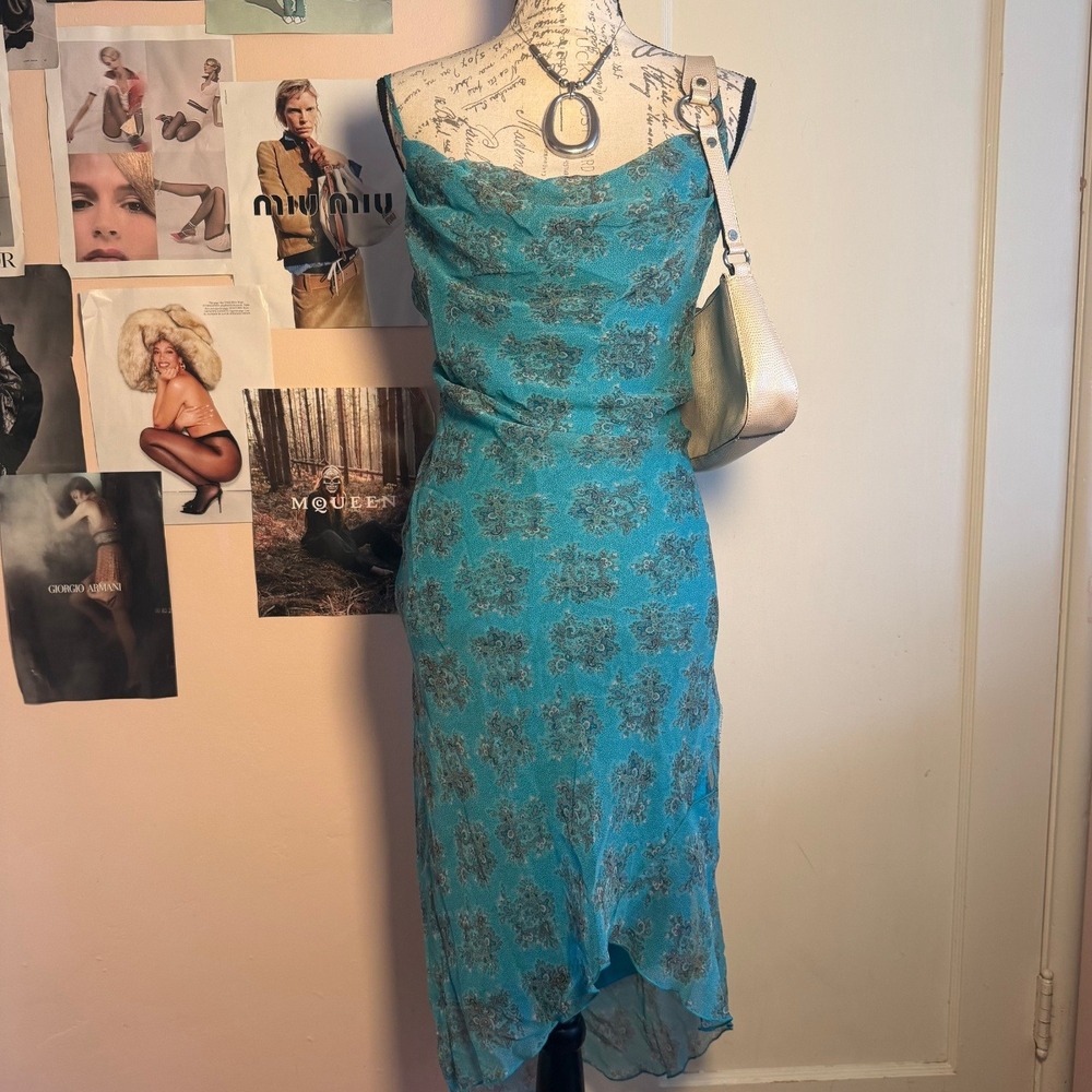 Y2K Faith Passion Paisley Midi Dress